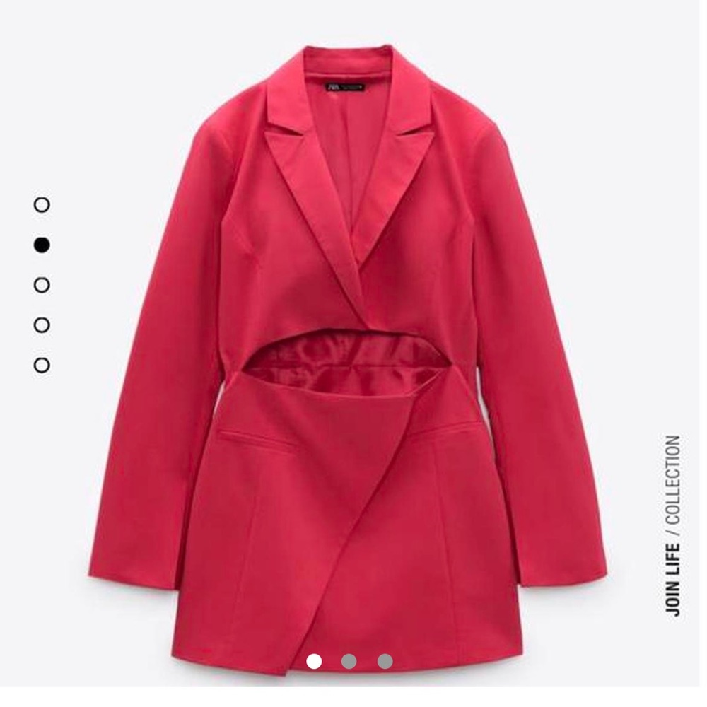 Zara Cut Out Blazer Dress SZ M NWT